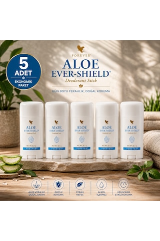 Forever Aloe Ever - Shield Stick Deodorant 5 x 92 G