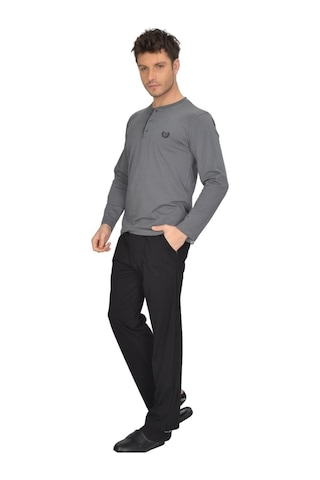 Ancelo %100 Pamuk Uzun Kollu Erkek Pijama Takım 001