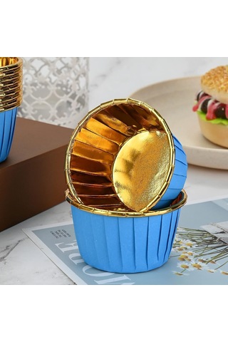 Dolphin 25li Muffin Kalıbı - Cupcake Kalıpları, Su Geçirmez Ve Yağ Geçirmez Pişirme Kağıtları, Ev Ve Sku: Smg8690010538017 Açık Gri