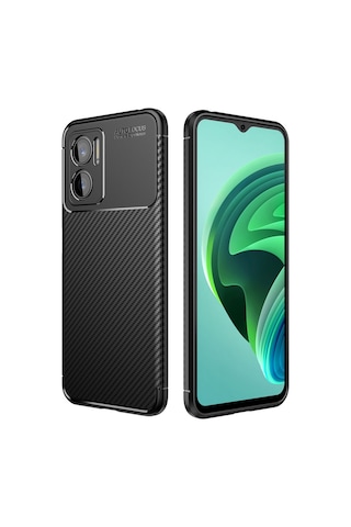 Xiaomi Redmi Note 11e Kılıf Zore Negro Silikon Kapak Siyah