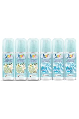 Uni Baby Bebek Kolonyası Bahar Çiçekleri&bebeksi Koku 6'lı 900 Ml