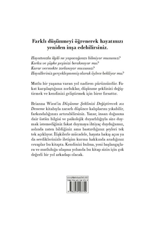 Düşünme Şeklinizi Değiştirecek 101 Deneme - Brianna Wiest