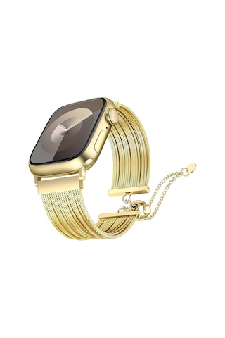 Watch 38mm Mkst Krd-137 Metal Hasır Kordon - Gold