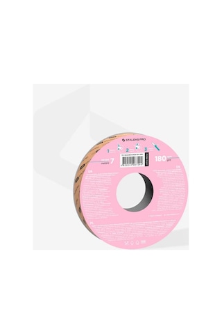 Staleks Pro Plastik Bobin İçin Expert Yedek Beyaz Bant Törpü Bloğu, 180 Grit Ats-180w