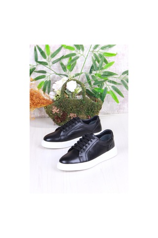 Mehmet Mete 46642 Rahat Hakiki Deri Sneaker Erkek Ayakkabı Taba
