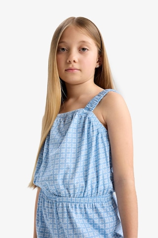 Defacto Kız Çocuk Desenli Askılı Tulum B4814a825hsbe551 Mavi