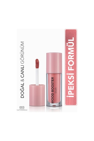 Flormar Yoğun Pigmentli Likit Allık (GÜL KURUSU) - Mood Booster Lbl. - 003 Thats Rosewood - 8682536043724