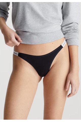 Calvin Klein Dıpped Strıng Thong Külot-9087 Black