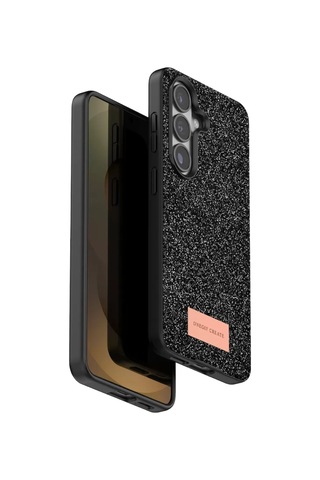 Onegif Samsung Galaxy S26 Plus Uyumlu Bright Simli Kapak - Siyah
