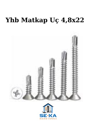 Yhb Matkap Uç 4,8x22 Çinko 25 Adet 4.8 x 22 MM