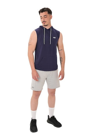 Musclecloth Training Kapüşonlu Kolsuz T-shirt Lacivert Lacivert