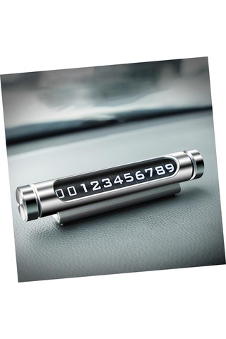 Venaliastore Işık Algılamalı Park Telefon Numaratörü Fosforlu