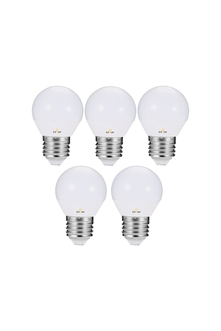 220-240v Led Ampuller 7w E27 Led Spot Ampul Lamba Küre Ampuller Buzlu Led Filament İç Mekan Ampulü Tavan Aydınlatması İçin Beyaz 5 Adet