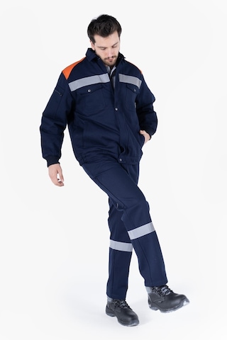 Çift Renkli Mont Pantolon İş Takımı