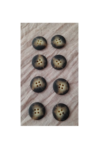 Polyester Düğme 20 Mm 8 Adet