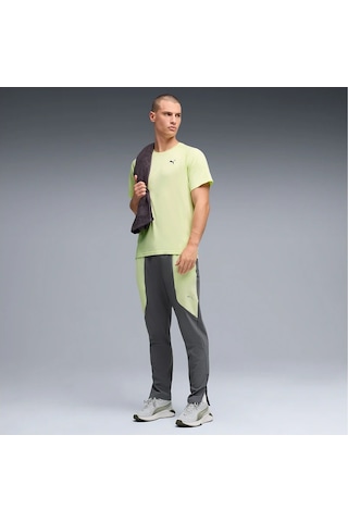 Puma M Pwrtraın Fabrıc Mıx Erkek T-shirt 528535-24 Kırmızı