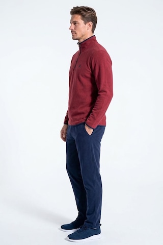 Pierre Cardin 6162 Erkek Uzun Kollu Quarter Zip Eşofman Takımı-bordo