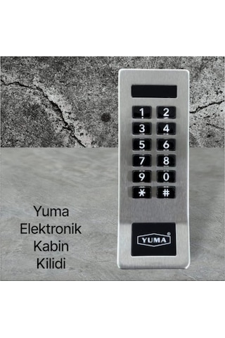 Yuma Elektronik Şifreli Kabin Kilidi