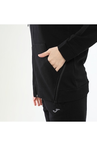 Joma 6231305-siyah Kadın Önden Fermuarlı Sweat