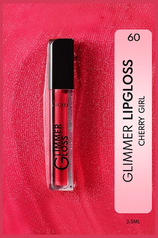 Note Cosmetics Glimmer Gloss Işıltılı Nemlendirici Dudak Parlatıcısı - 60 Cherry Girl