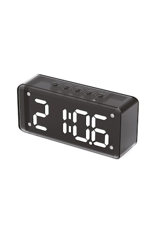 Sunix 6w 1800 Mah Led Işıklı Çalar Saat Bluetooth Hoparlör Bts-240