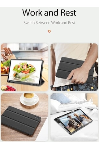 Duxweel Samsung Uyumlu Galaxy Tab S7 Fe Lte 12.4 Sm-T737 T730 T733 Kılıf