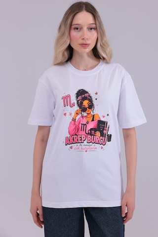 Akrep Burcu T-shirt Beyaz