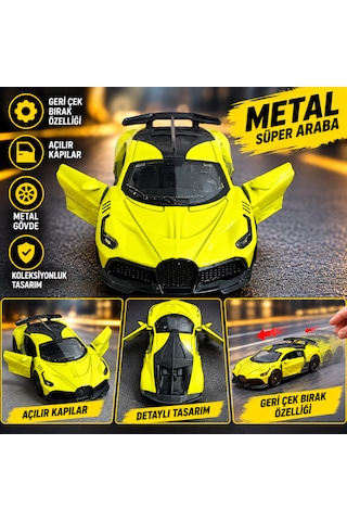 Metal Gövdeli Spor Araba Oyuncak Geri Çek Bırak, Açılır Kapılı Metal Gövdeli Spor Araba Oyuncak Geri Çek Bırak, Açılır Kapılı