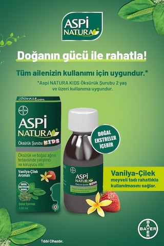 Aspi Natura Kids  Şurubu 120 ML