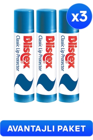 Blistex Classic Lip Protector SPF10 Dudak Koruyucusu 3 x 4.25 G