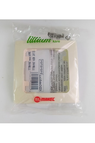 MAKEL LILLIUM KARE Krem TEKLİ Çerçeve