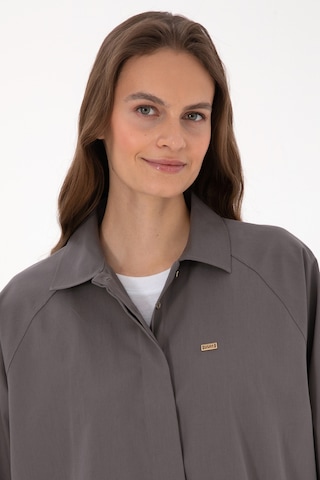 U.s. Polo Assn. Kadın Gri Gömlek Desenli 50316399-vr024 Gri