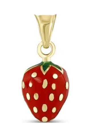 14 Ayar Orange Tasarım Altın Kolye Ucu Altın