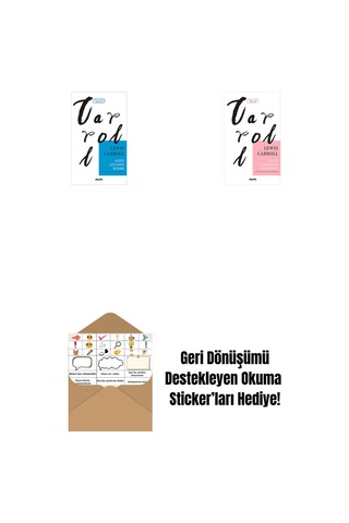 Alice Aynanın İçinde + Alice Harikalar Diyarında + Okuma Sticker'ları