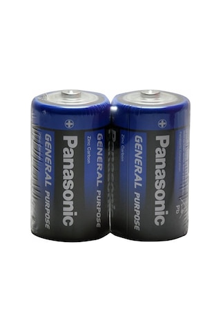 Panasonic R20Be/2Ps General Purpose Büyük Boy D Pil 2'li