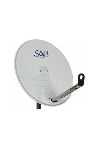 Sab 65Cm Ofset Delikli Çanak Anten Beyaz