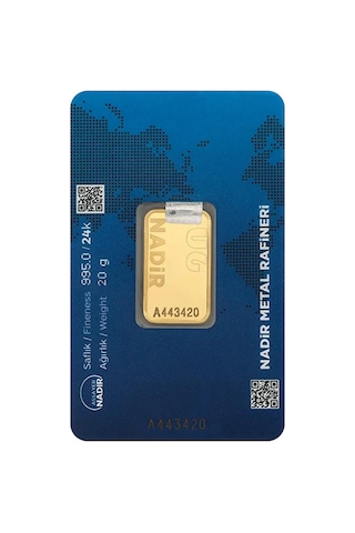 20 Gr 24 Ayar Nadir Gram Altın