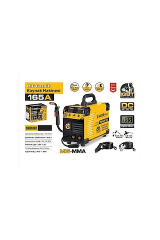 Sgs5167 Mıg Gazaltı Kaynak Makinesi 165 Amper