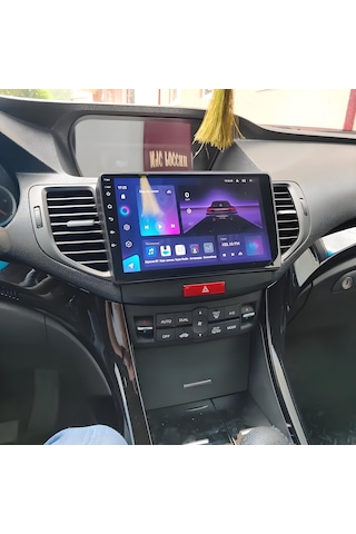 Honda Accord 2009-2015 Uyumlu 4gb Ram 32gb Android Navigasyon Multimedya Tesla Ekran Android Teyp Double Teyp Kablosuz Carplay Android Auto Bluetooth Wifi Gps Geri Görüş Kameralı 9"