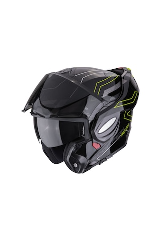 Scorpion Exo-tech Evo Conquer Çene Açılabilir Motosiklet Kaskı Siyah - Sarı
