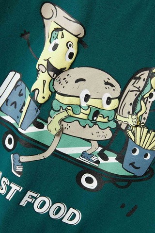 Name It Nmmdellan Nreg Ss Top Box Yeşil Erkek Çocuk Kısa Kol T-shirt Yeşil