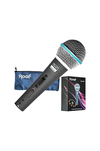 Roof R-101 Kablolu Dinamik El Mikrofonu Roof R-101 Kablolu Dinamik El Mikrofonu
