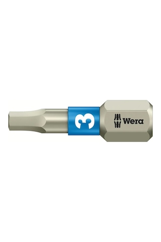 Wera 3840/1 Ts Bits, Paslanmaz, 3 X 25 Mm