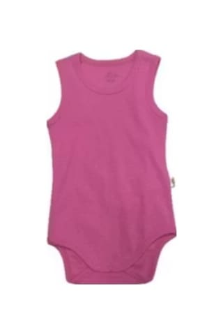 Mini Damla Body Askılı Penye Fuşya
