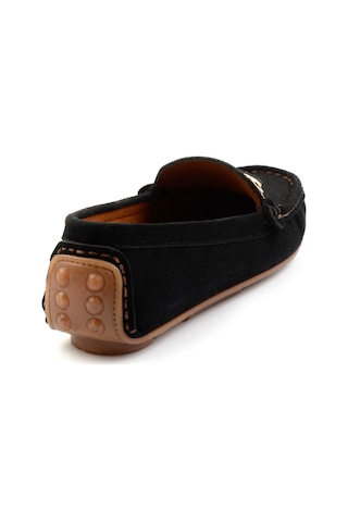Bambi Siyah Kadın Loafer Ayakkabı K01309100502 Siyah
