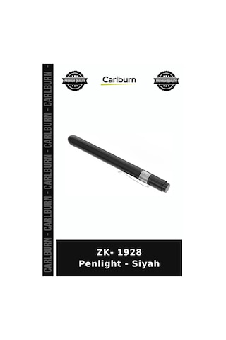 Özel Üretim Kalem Fener Aydınlatma Pratik Cep Boy Zk- 1928 Penlight - Siyah Diğer