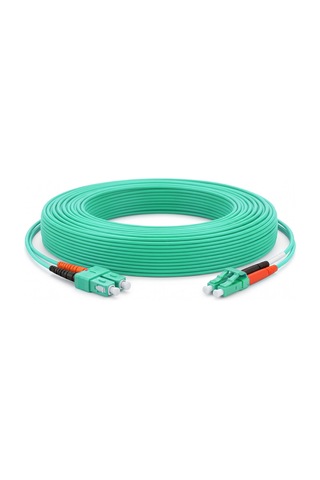 Alfafonet Sc/pc-lc/pc Multimode Om3 Dupleks 10 Metre Fiber Patch Cord