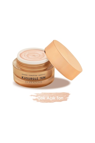 Herbaderm Kusursuz Ten Primer Kapatıcı Fondöten 0 Light