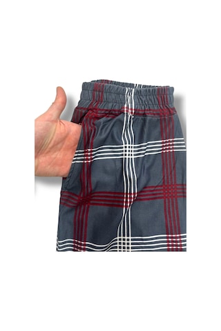 Cepli Ipeksi Dokulu Süet Pijama Alt Unisex Gri