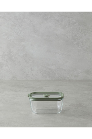 English Home Simone Borosilikat Saklama Kabı 450 Ml Yeşil Yeşil